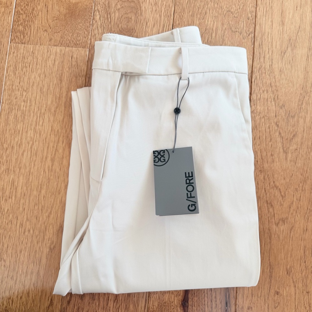 G/FORE Golf pants stretch tech twill mid rise straight leg trouser Women 8 gfore